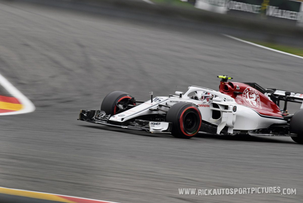 Charles Leclerc F1 Spa 2018