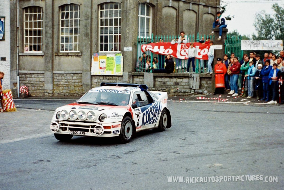 Stig Andervang Bianchi Rally 1986