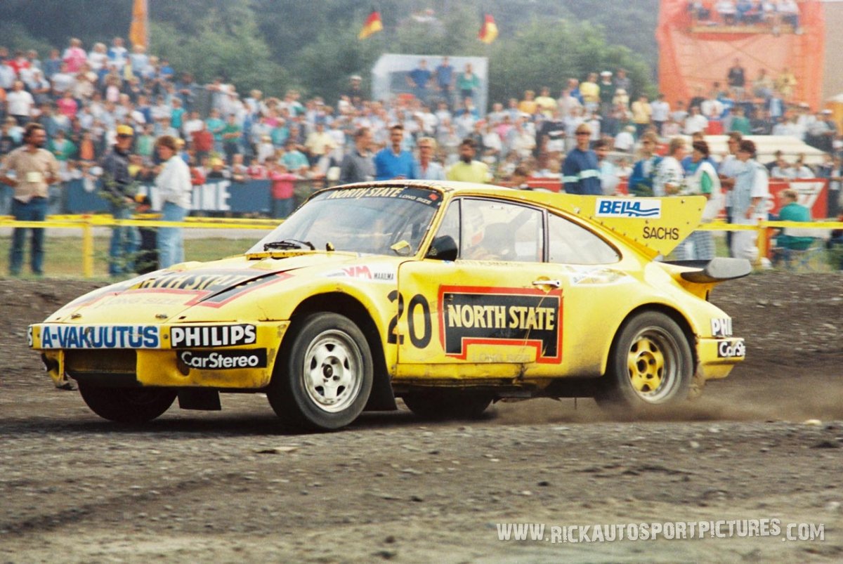 Matti Alamaki Rallycross Porsche 1986