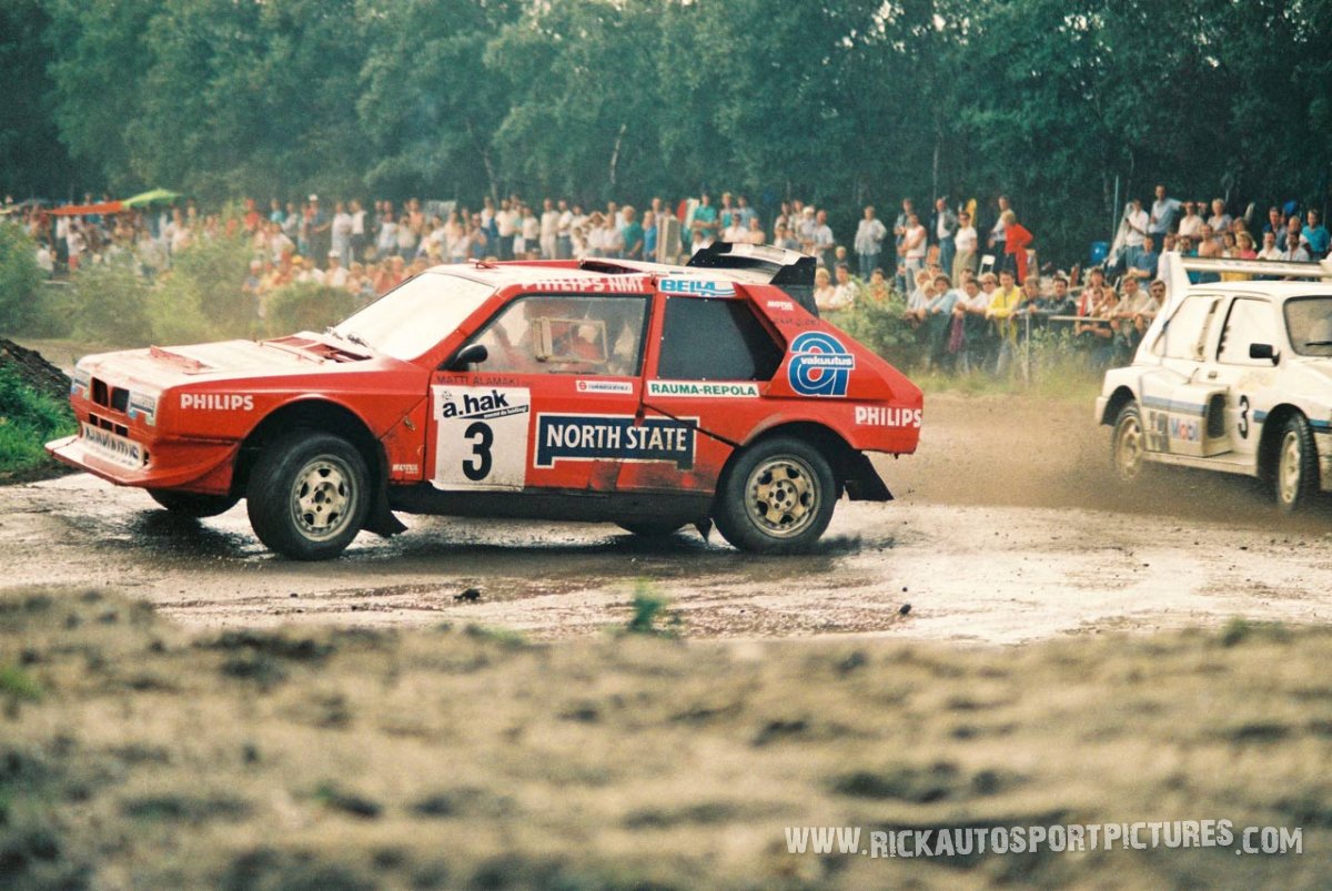 Matti Alamaki Rallycross Lancia Delta 1987