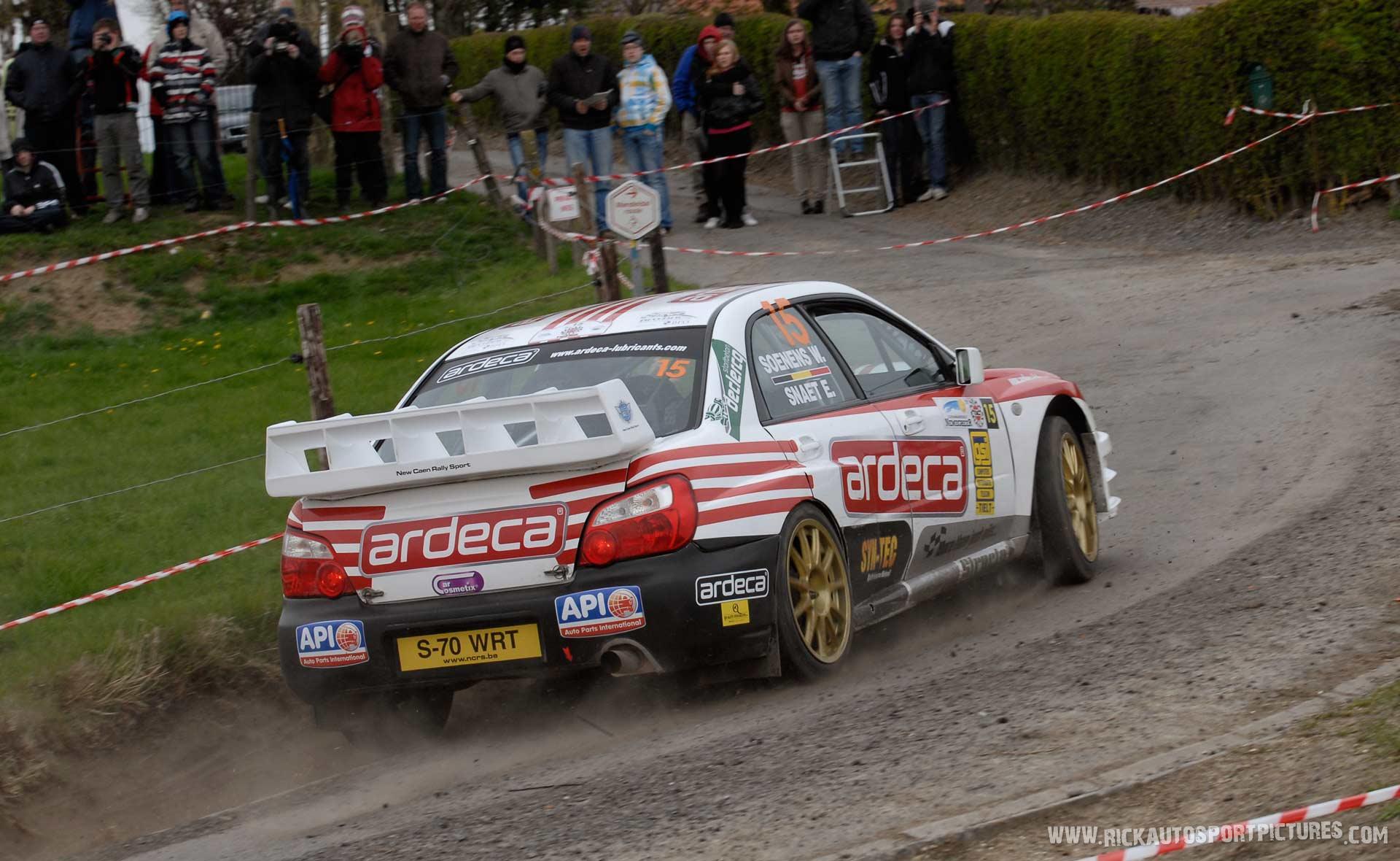 Wim Soenens TAC rally 2012