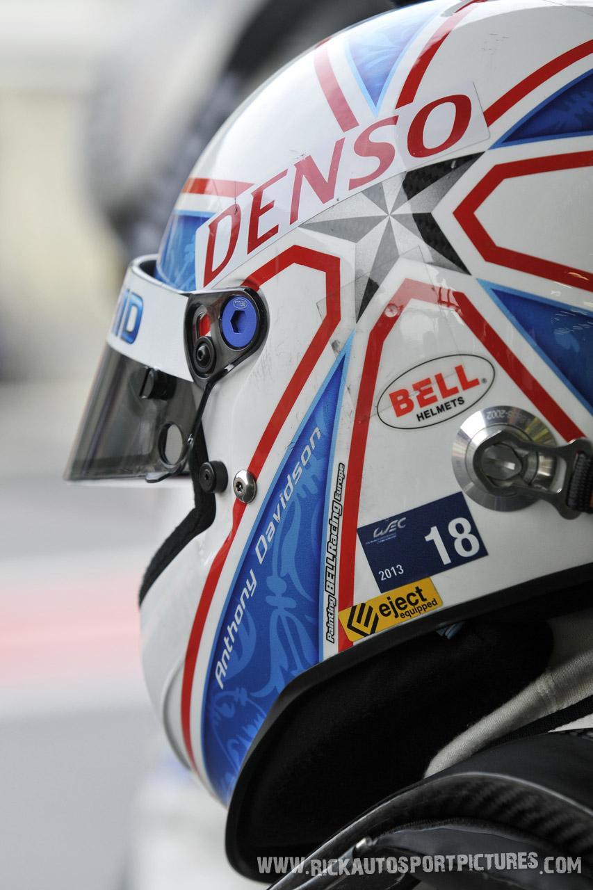 Anthony Davidson helmet 2013