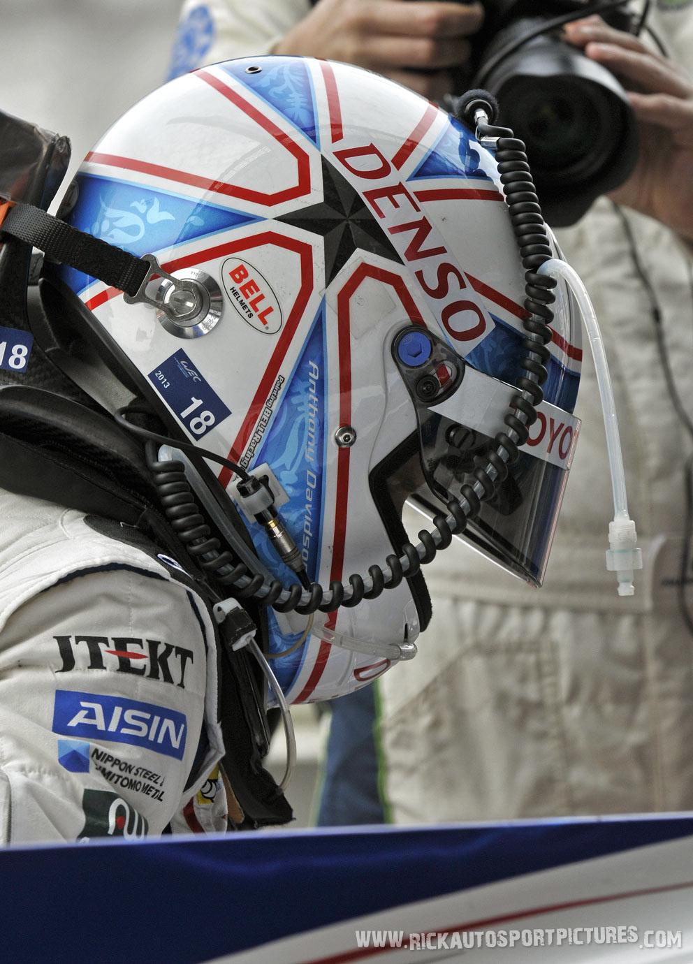 Anthony Davidson helmet 2013