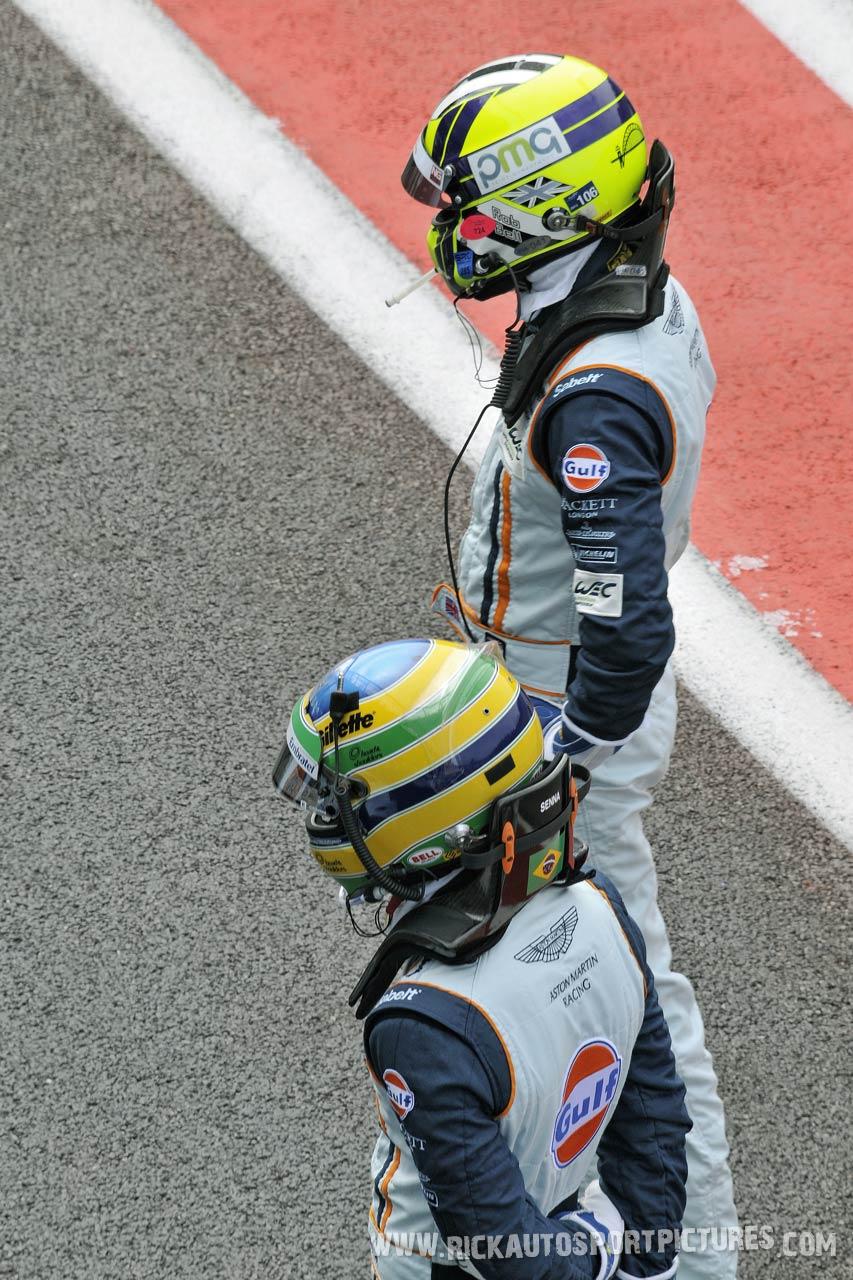Rob Bell & Bruno Senna helmet 2013