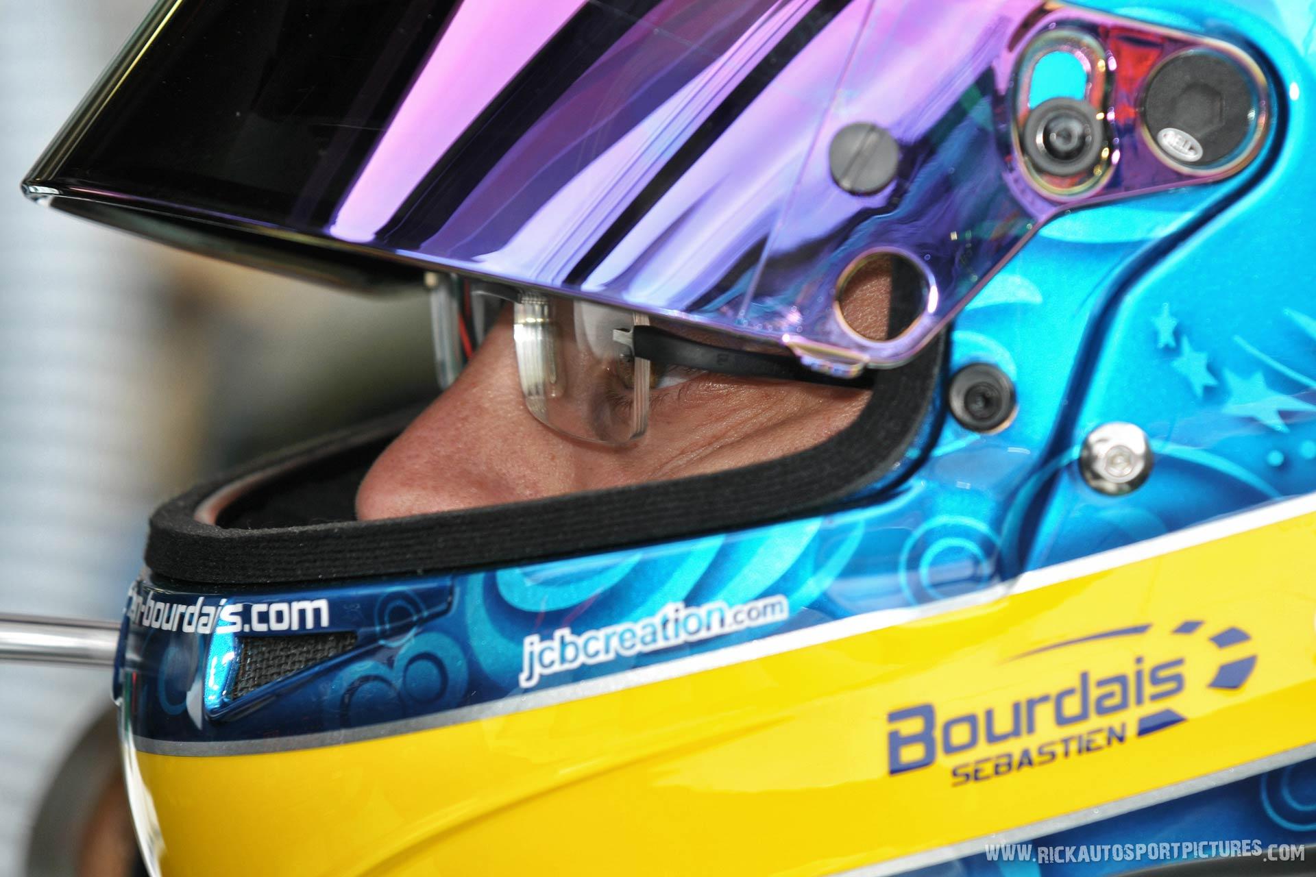 Sébastien Bourdais helmet 2012