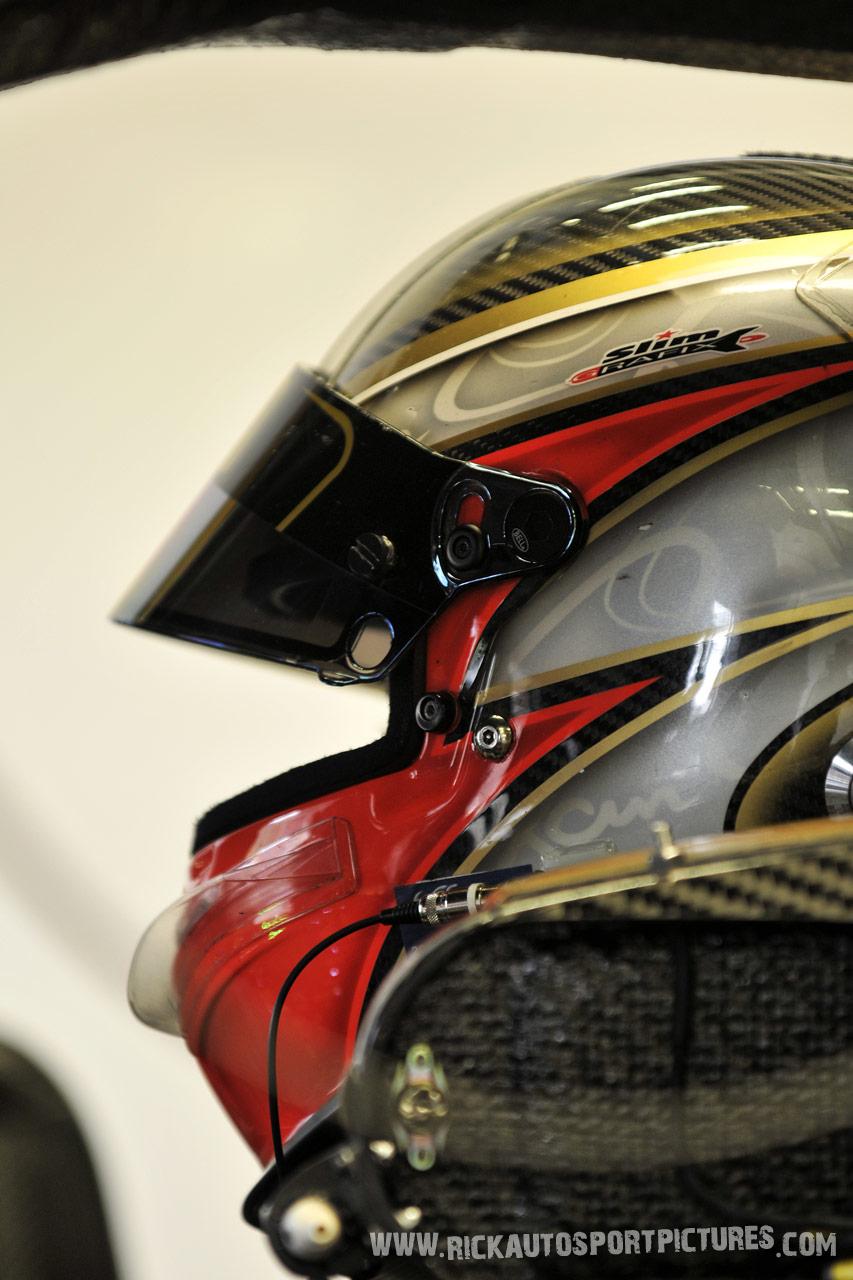 Jan Charouz helmet 2013