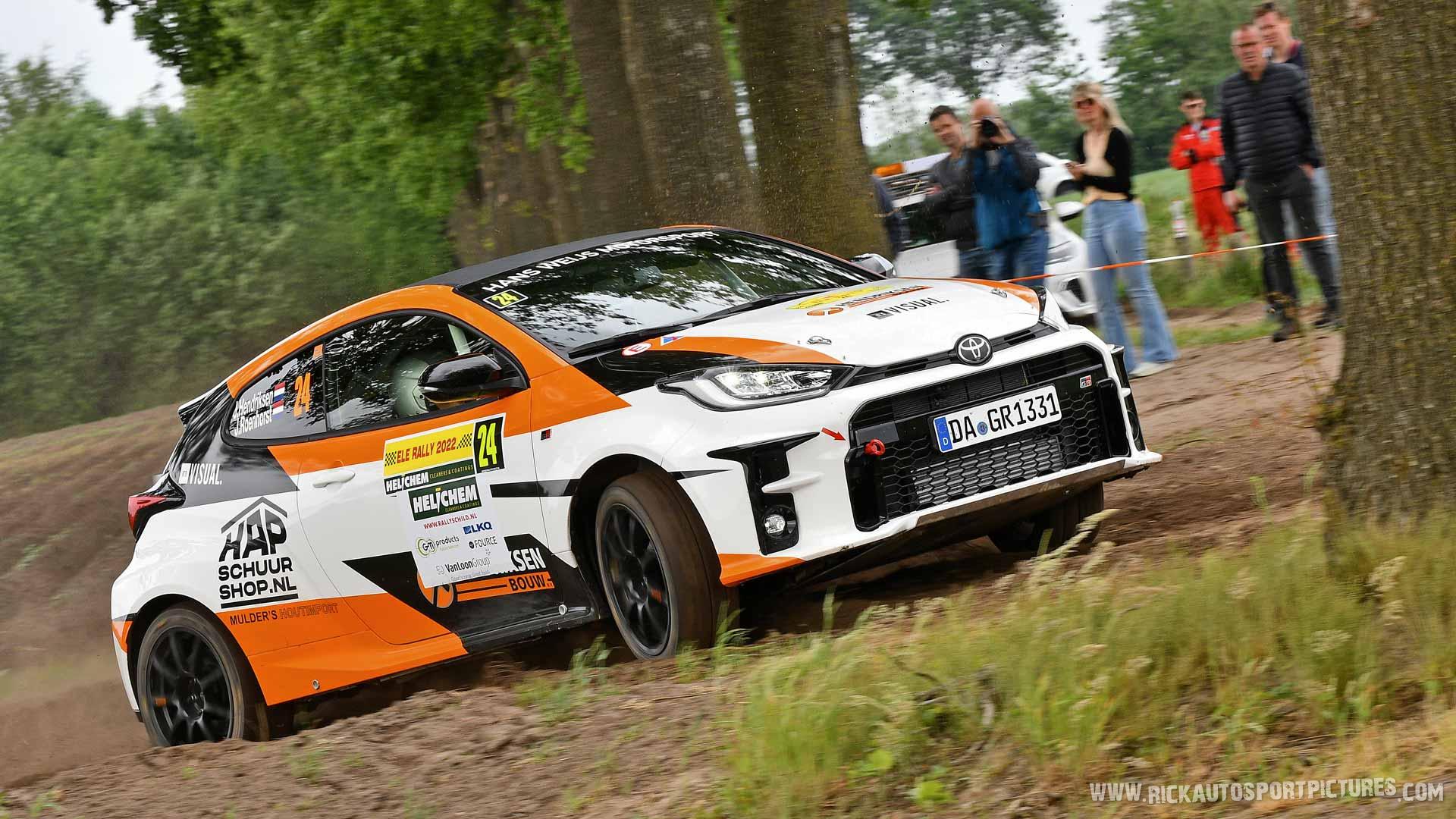 Jan Roenhorst & Jorg Hendriksen Yaris ele rally 2022