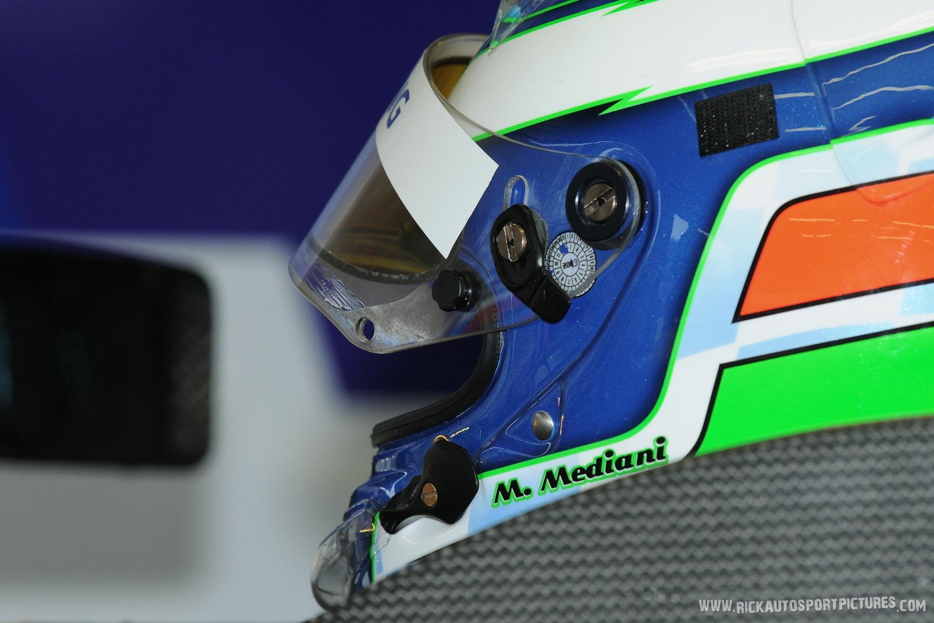 Maurizio Mediani casco helmet 2014