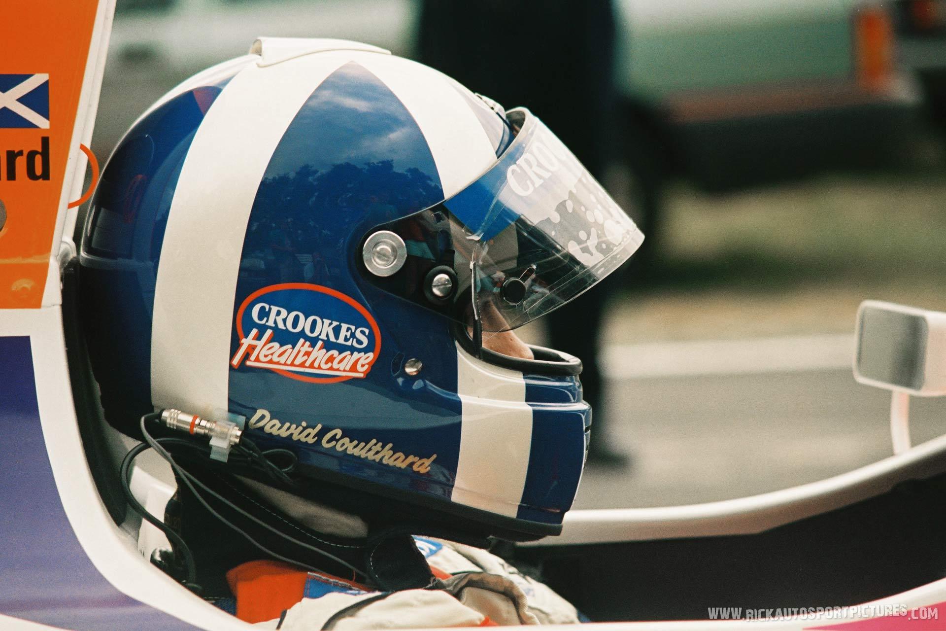 David Coulthard helmet f3000
