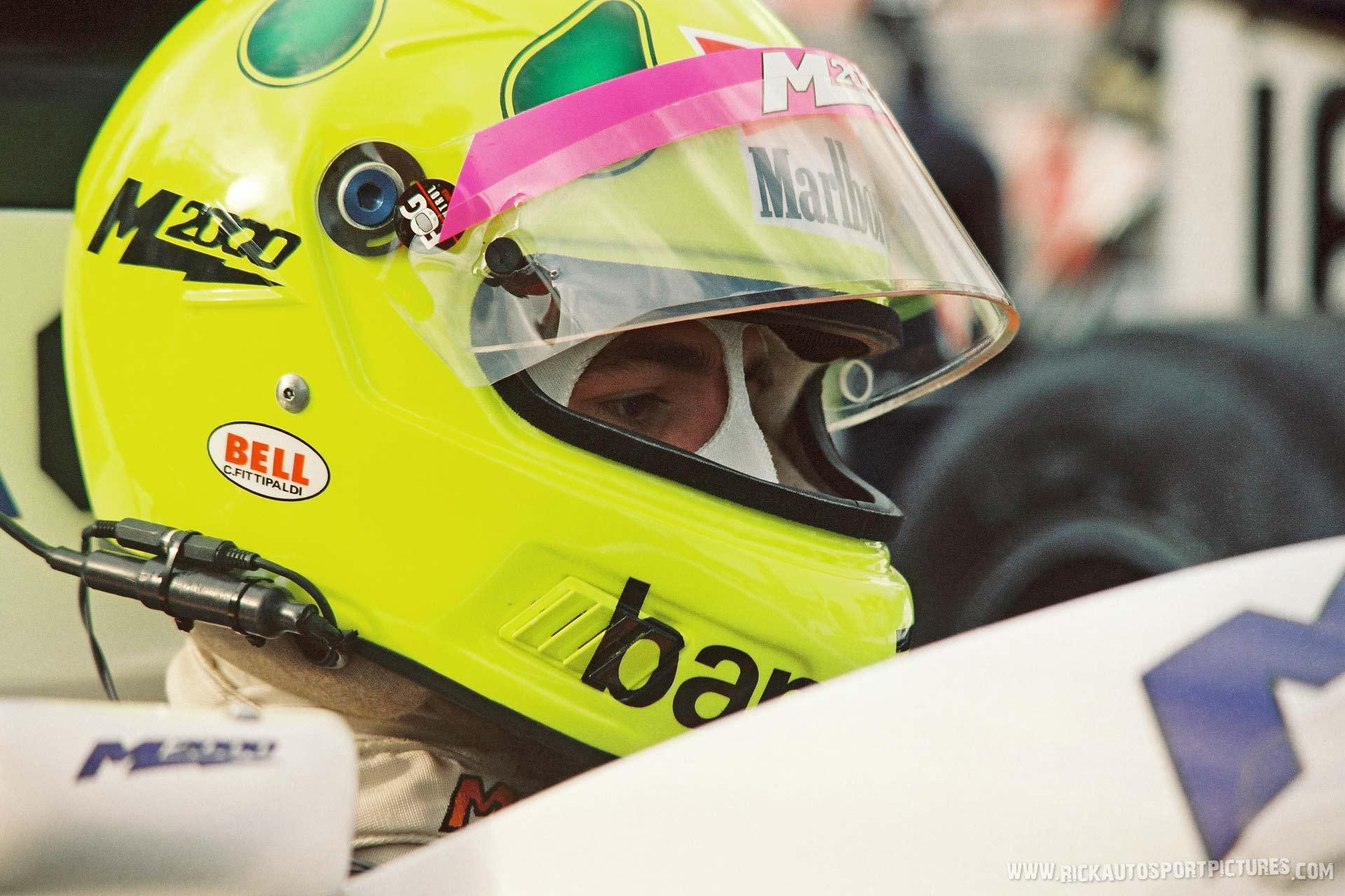 Christian Fittipaldi f3000 helmet