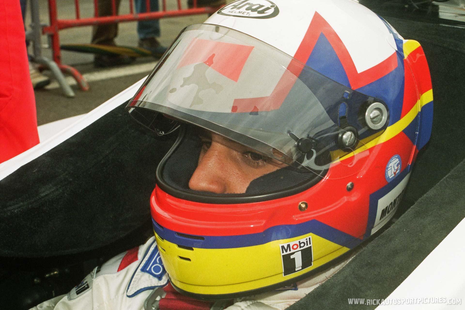 Juan Pablo Montoya helmet f3000