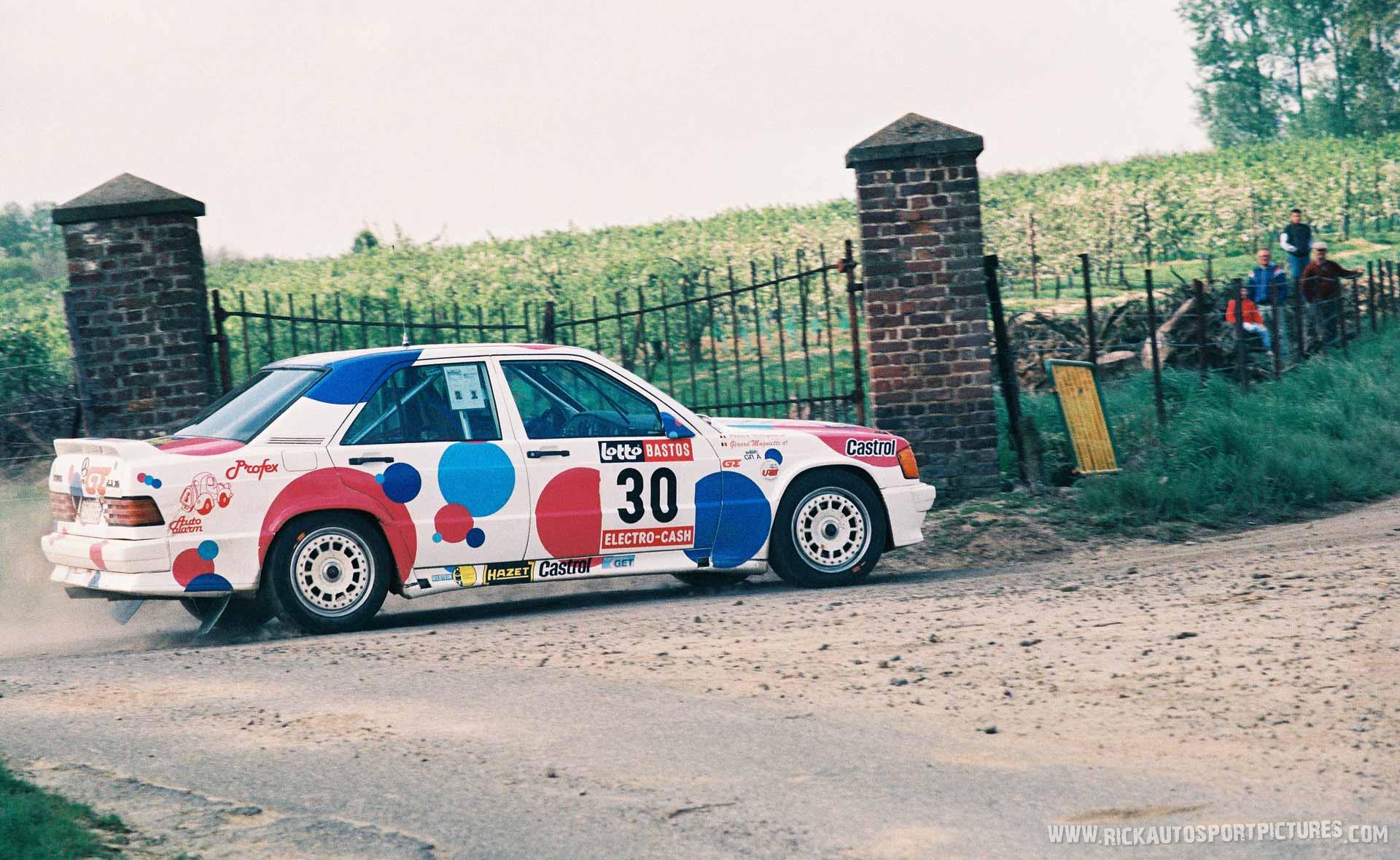 gerard magniette rally mercedes 1989