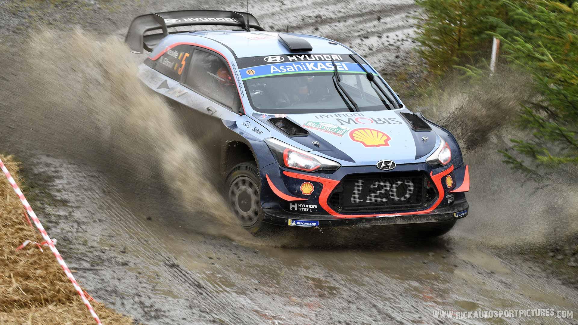 Thierry Neuville Nicolas Gilsoul WRC Wales 2018